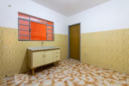 Cozinha de casa para alugar com 1 quarto, 50m² em Jardim Laone, São Paulo