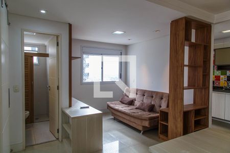 Sala de apartamento para alugar com 1 quarto, 60m² em Vila Regente Feijó, São Paulo