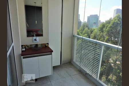 Studio para alugar com 35m², 1 quarto e 1 vagaVaranda