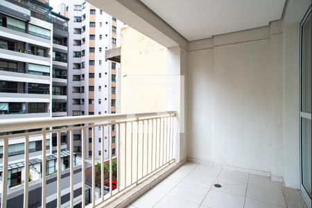 Varanda da Sala de apartamento para alugar com 2 quartos, 64m² em Centro, São Paulo