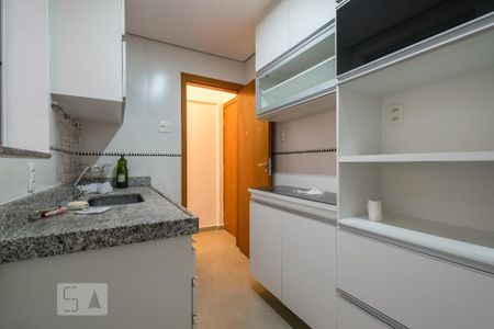Cozinha de apartamento para alugar com 1 quarto, 49m² em Serra, Belo Horizonte