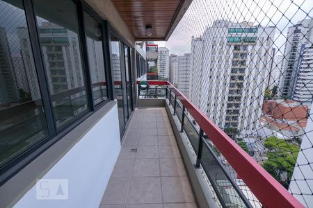 Varanda de apartamento para alugar com 3 quartos, 112m² em Perdizes, São Paulo