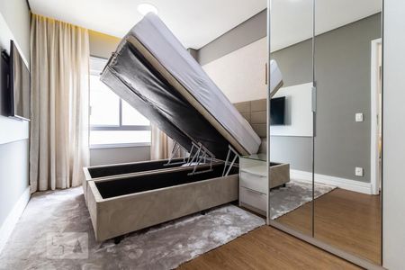 Detalhe da Suíte de apartamento para alugar com 1 quarto, 49m² em Alphaville, Barueri