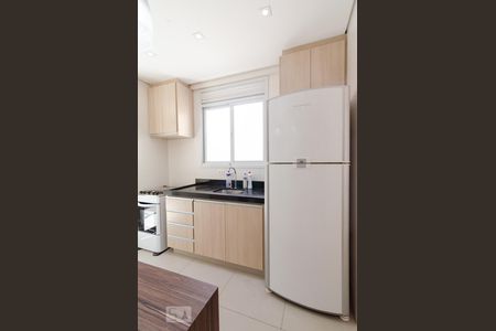 Cozinha de apartamento à venda com 1 quarto, 56m² em Cambuí, Campinas