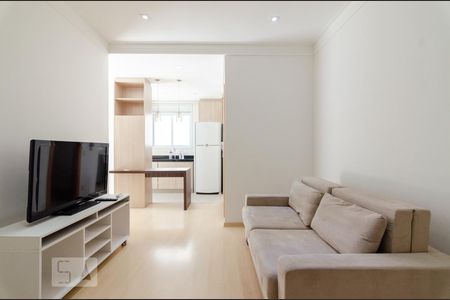 Sala de apartamento à venda com 1 quarto, 56m² em Cambuí, Campinas