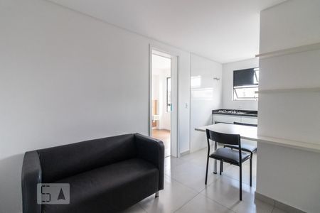 Sala de apartamento para alugar com 1 quarto, 25m² em Mercês, Curitiba