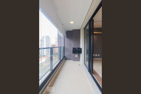 Varanda de apartamento à venda com 1 quarto, 38m² em Campo Belo, São Paulo