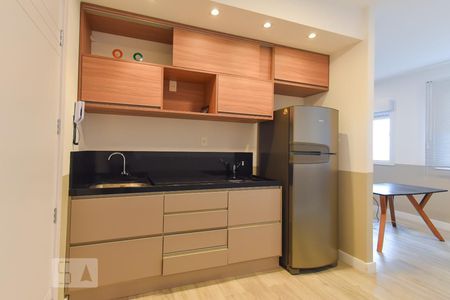 Cozinha de apartamento à venda com 1 quarto, 38m² em Marechal Rondon, Canoas
