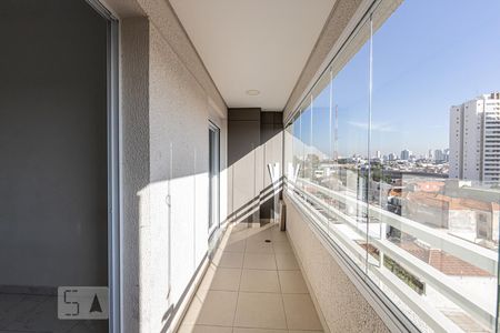 Varanda Sala de apartamento à venda com 1 quarto, 43m² em Tatuapé, São Paulo