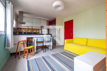 Sala de apartamento para alugar com 1 quarto, 40m² em Pinheiros, São Paulo