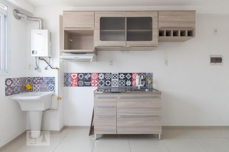 Sala e cozinha de apartamento à venda com 1 quarto, 30m² em Brás, São Paulo