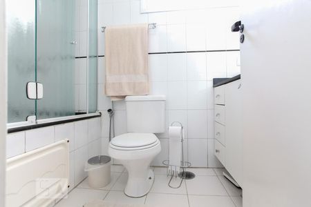 Banheiro da Suíte 1 de apartamento à venda com 3 quartos, 140m² em Vila Mascote, São Paulo