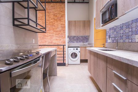 Cozinha de apartamento para alugar com 1 quarto, 87m² em Setor Noroeste, Brasília