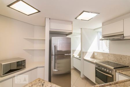 Cozinha de apartamento para alugar com 1 quarto, 104m² em Jardim, Santo André