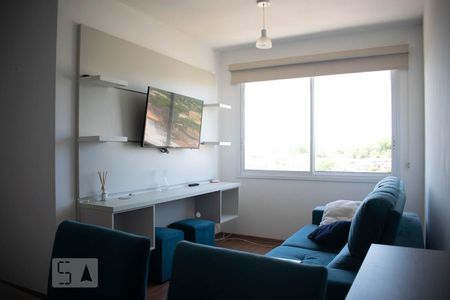 Sala de Estar de apartamento à venda com 2 quartos, 51m² em Santo Antônio, Porto Alegre
