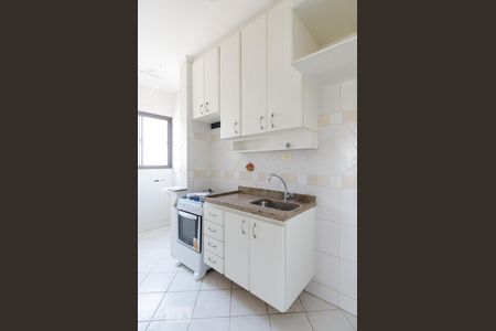 Cozinha de apartamento para alugar com 1 quarto, 42m² em Jardim do Mar, São Bernardo do Campo