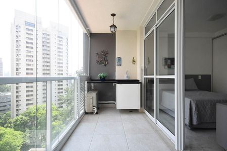 Varanda Gourmet	 de apartamento para alugar com 1 quarto, 35m² em Real Parque, São Paulo