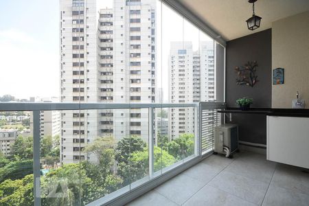 Varanda Gourmet	 de apartamento para alugar com 1 quarto, 35m² em Real Parque, São Paulo