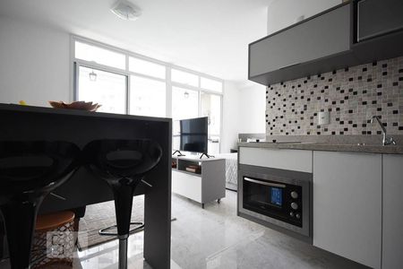 Sala de apartamento para alugar com 1 quarto, 35m² em Real Parque, São Paulo