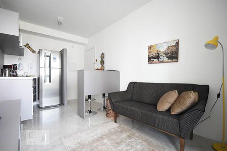 Sala de apartamento para alugar com 1 quarto, 35m² em Real Parque, São Paulo