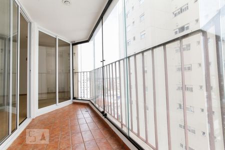 Varanda da Suíte 1 de apartamento para alugar com 3 quartos, 102m² em Vila Clementino, São Paulo