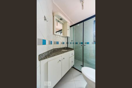 Banheiro Social de apartamento para alugar com 1 quarto, 40m² em Jardim do Mar, São Bernardo do Campo