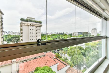Varanda - Vista de apartamento para alugar com 2 quartos, 80m² em Jardim Paulista, São Paulo