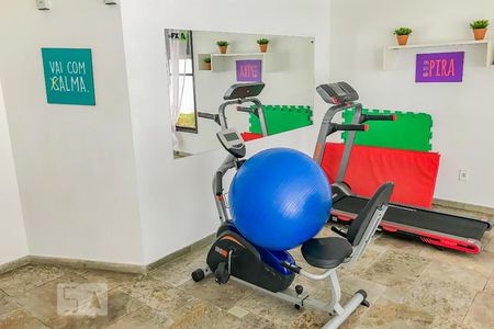 Apartamento para alugar com 48m², 1 quarto e 1 vaga Apartamento para alugar com 48m², 1 quarto e 1 vagaAcademia