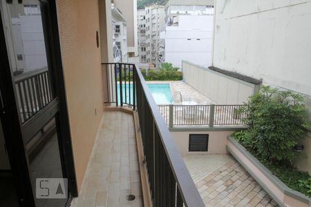 Varanda da Sala de apartamento para alugar com 1 quarto, 57m² em Leblon, Rio de Janeiro