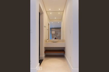 Lavabo de casa de condomínio para alugar com 2 quartos, 160m² em Vila Gumercindo, São Paulo