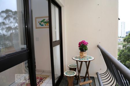 Varanda da Sala de apartamento à venda com 2 quartos, 74m² em Vila Sônia do Taboão, Taboão da Serra