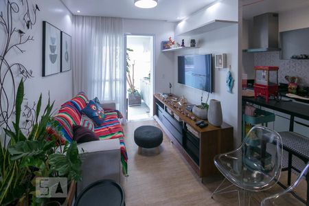 Sala de apartamento para alugar com 2 quartos, 63m² em Várzea da Barra Funda, São Paulo