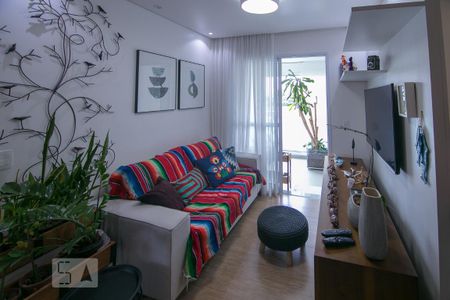 Sala de apartamento para alugar com 2 quartos, 63m² em Várzea da Barra Funda, São Paulo