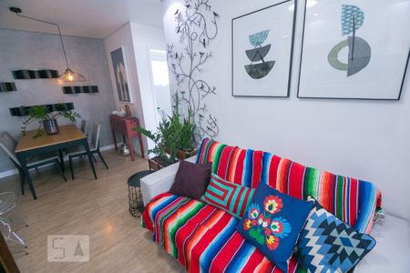 Sala de apartamento para alugar com 2 quartos, 63m² em Várzea da Barra Funda, São Paulo