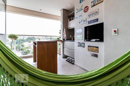Varanda Gourmet de apartamento à venda com 1 quarto, 79m² em Empresarial 18 do Forte, Barueri