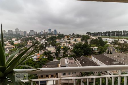 Vista da Sala de apartamento à venda com 1 quarto, 79m² em Empresarial 18 do Forte, Barueri
