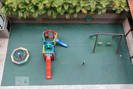 Vista da Área comum pela varanda de apartamento para alugar com 2 quartos, 63m² em Vila Mascote, São Paulo