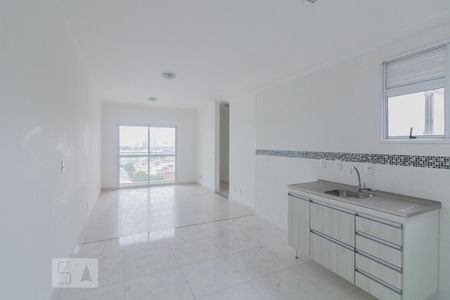 Sala e Cozinha  de apartamento à venda com 3 quartos, 55m² em Parque Bandeirante, Santo André