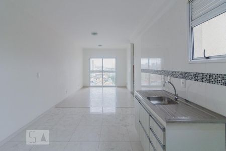 Sala e Cozinha  de apartamento à venda com 3 quartos, 55m² em Parque Bandeirante, Santo André