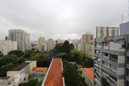 Vista de apartamento para alugar com 1 quarto, 38m² em Cerqueira César, São Paulo