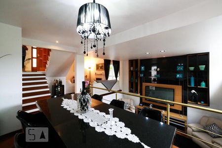 Sala de jantar de casa de condomínio para alugar com 4 quartos, 454m² em Brooklin Paulista, São Paulo