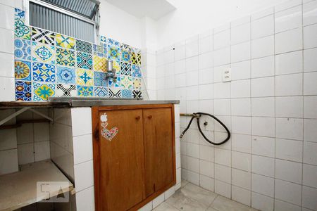 Cozinha de kitnet/studio para alugar com 1 quarto, 25m² em Laranjeiras, Rio de Janeiro