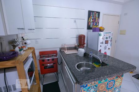 Cozinha de apartamento para alugar com 1 quarto, 32m² em Campos Elíseos, São Paulo