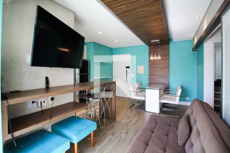 Sala de apartamento para alugar com 1 quarto, 41m² em Vila Olimpia, São Paulo
