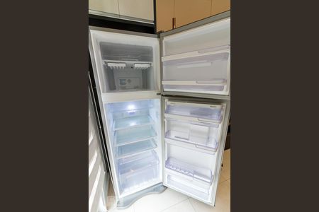 Studio para alugar com 36m², 1 quarto e 1 vagaCozinha - geladeira