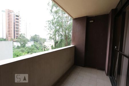 varanda de apartamento para alugar com 1 quarto, 57m² em Vila Andrade, São Paulo