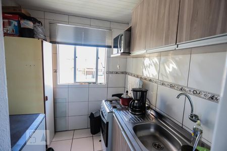 Cozinha - Armários de apartamento à venda com 2 quartos, 57m² em Santos Dumont, São Leopoldo