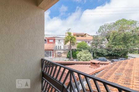 Varanda da Suite de casa para alugar com 3 quartos, 130m² em Vila Scarpelli, Santo André