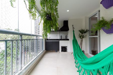 Varanda gourmet de apartamento para alugar com 2 quartos, 74m² em Vila Andrade, São Paulo