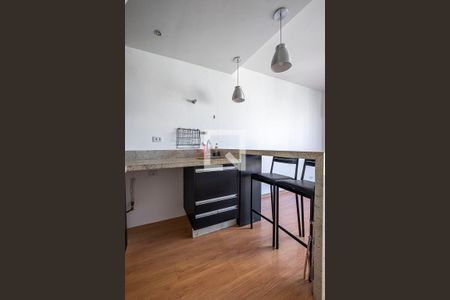Sala/Cozinha de apartamento para alugar com 1 quarto, 43m² em Jardim Paulista, São Paulo